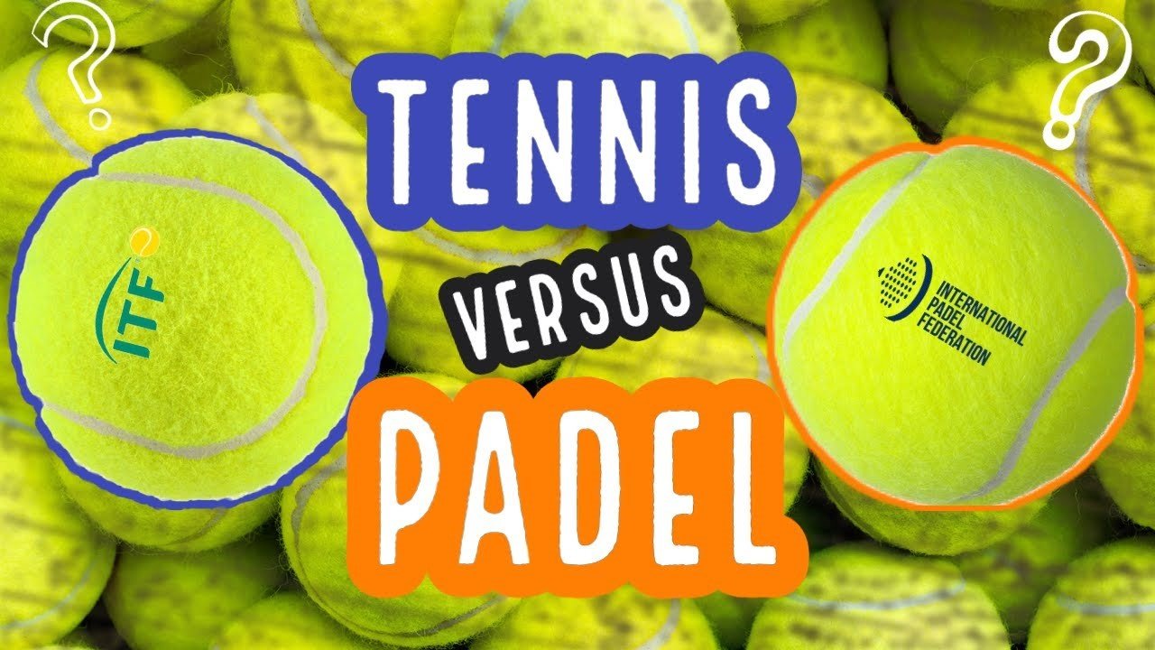 difference between padel and tenis ball